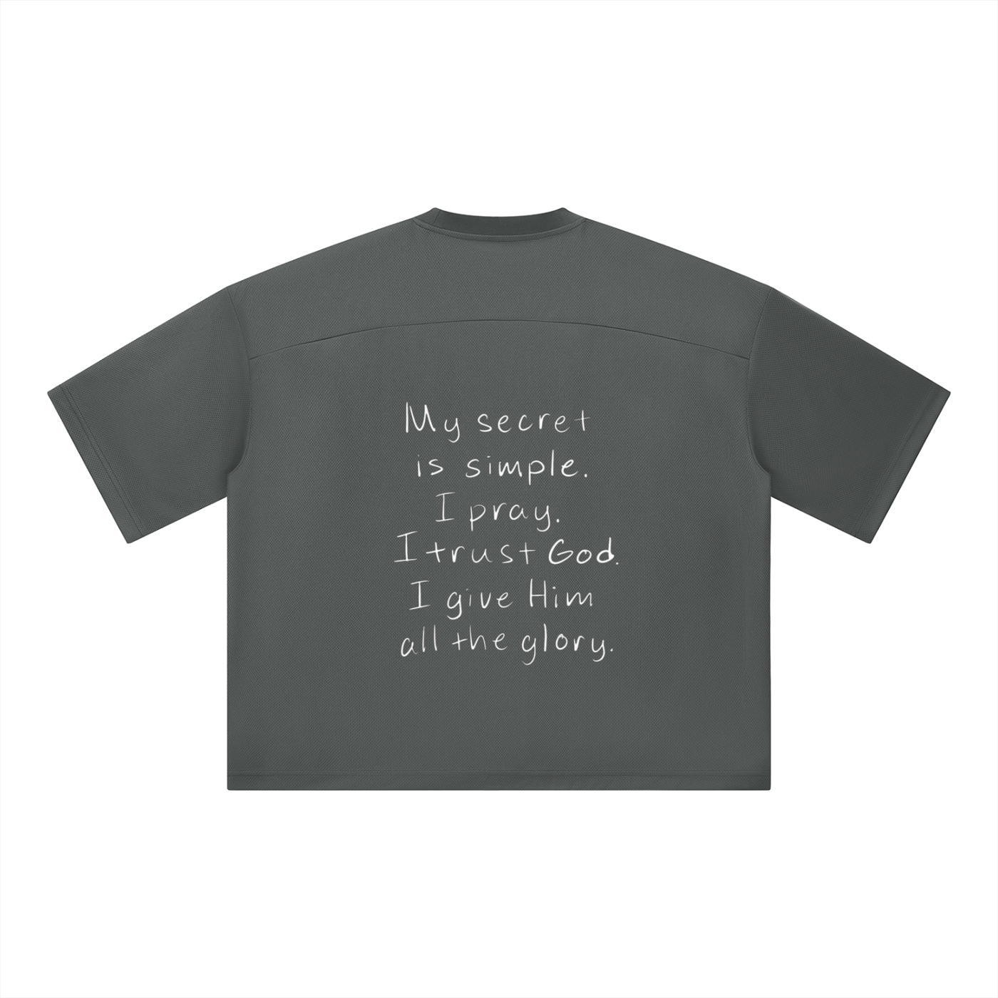 Unisex Boxy Mesh Crewneck T-Shirt
