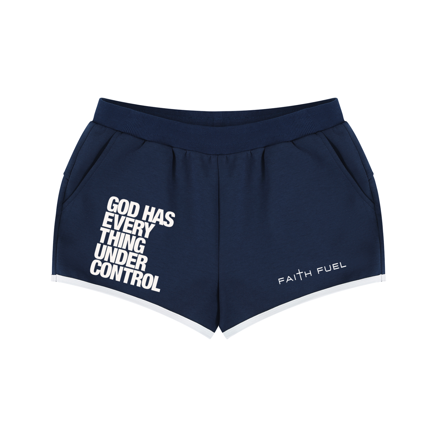 Women's Retro Contrast Binding Shorts