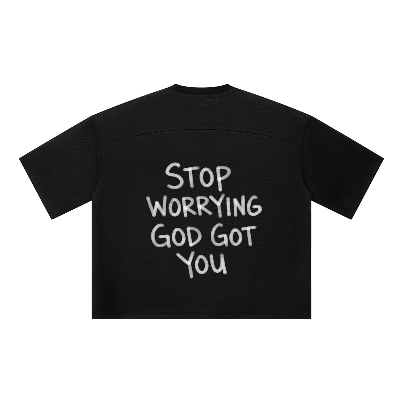 Unisex Boxy Mesh Crewneck T-Shirt