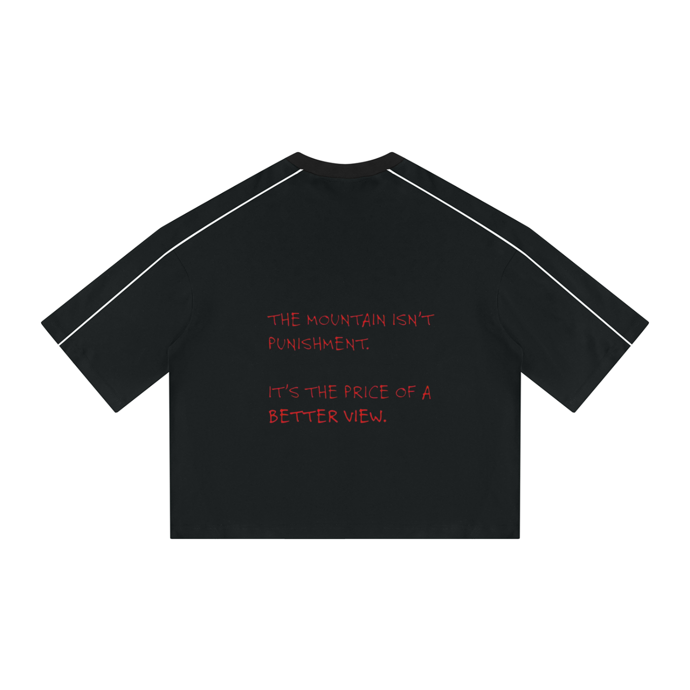 Unisex Heavyweight Boxy Piping T-Shirt