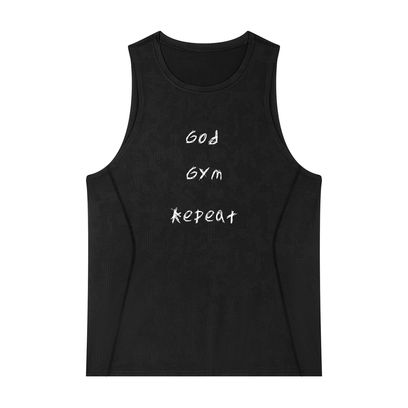 Men's Jacquard Performance Tank Top