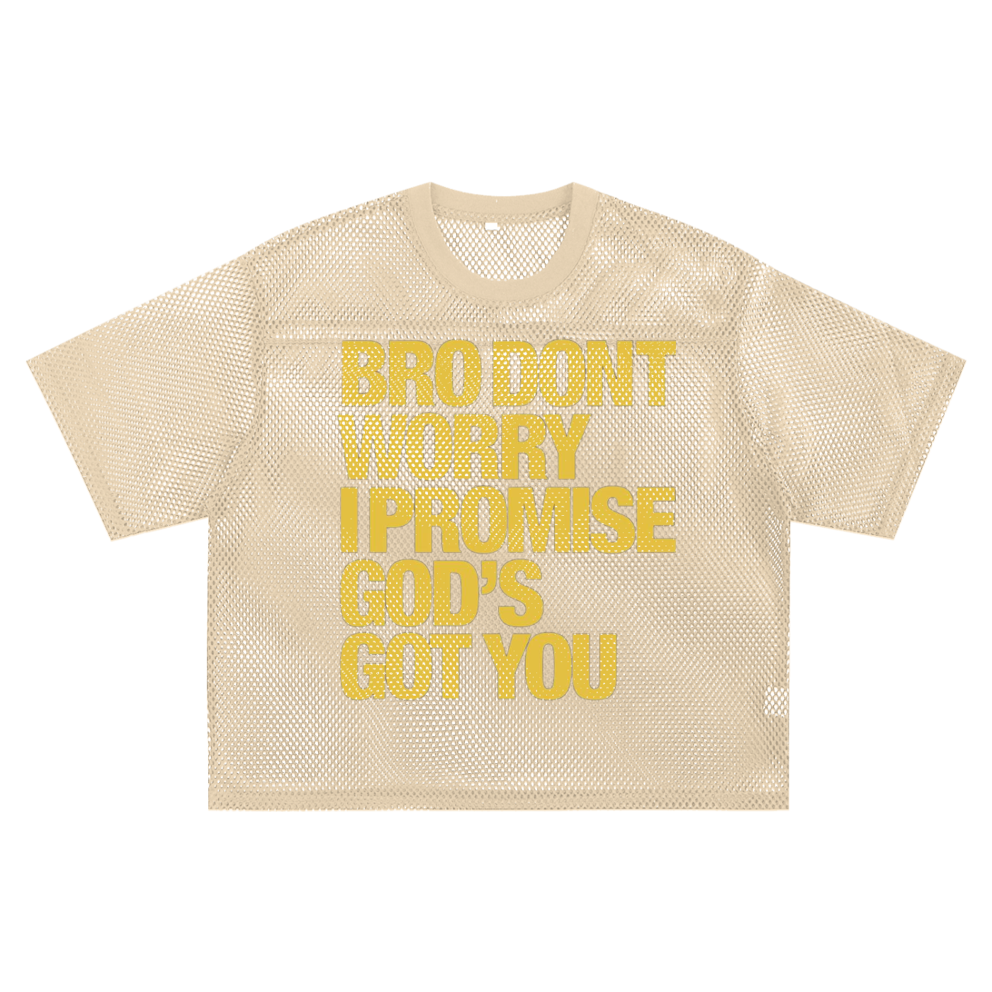 See-through Boxy Net T-Shirt
