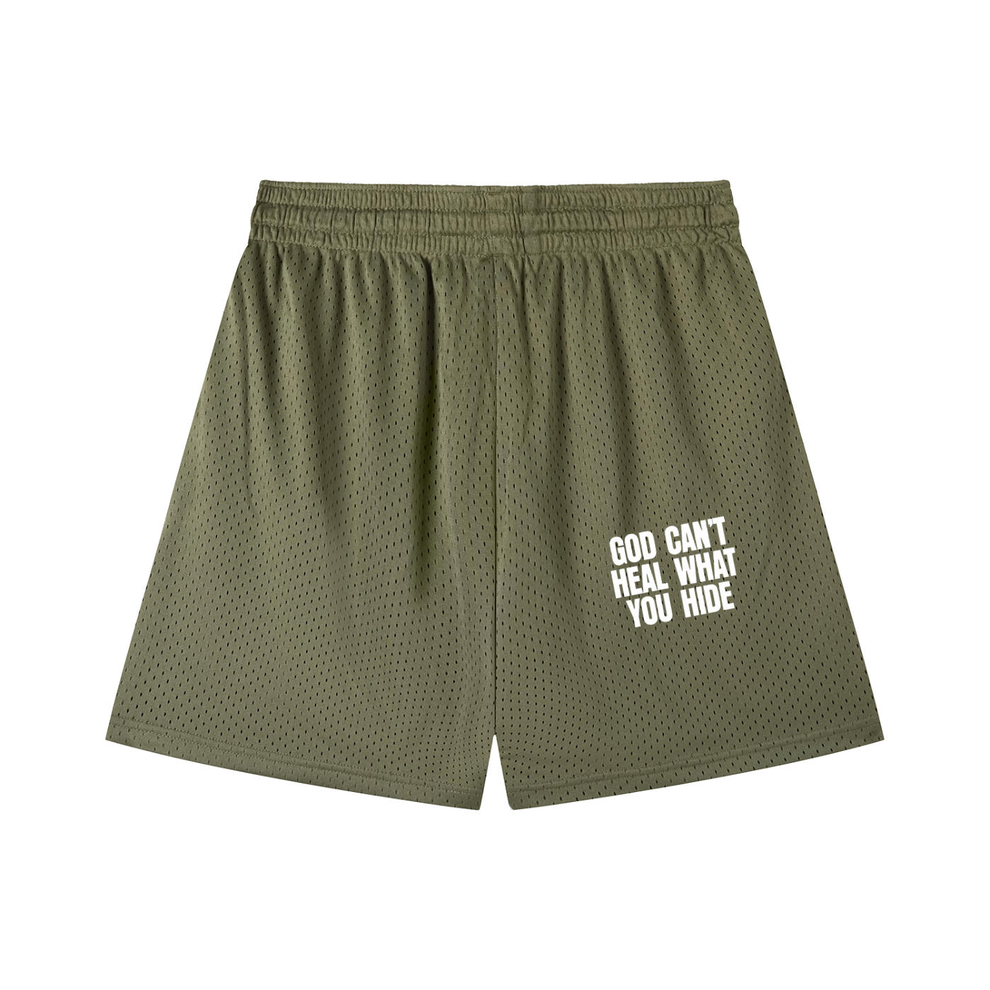 Mesh Drawstring Shorts