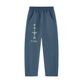 Unisex Tapered Straight Hem Sweatpants
