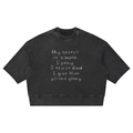 Unisex Mineral Wash Boxy Raw Edge T-Shirt