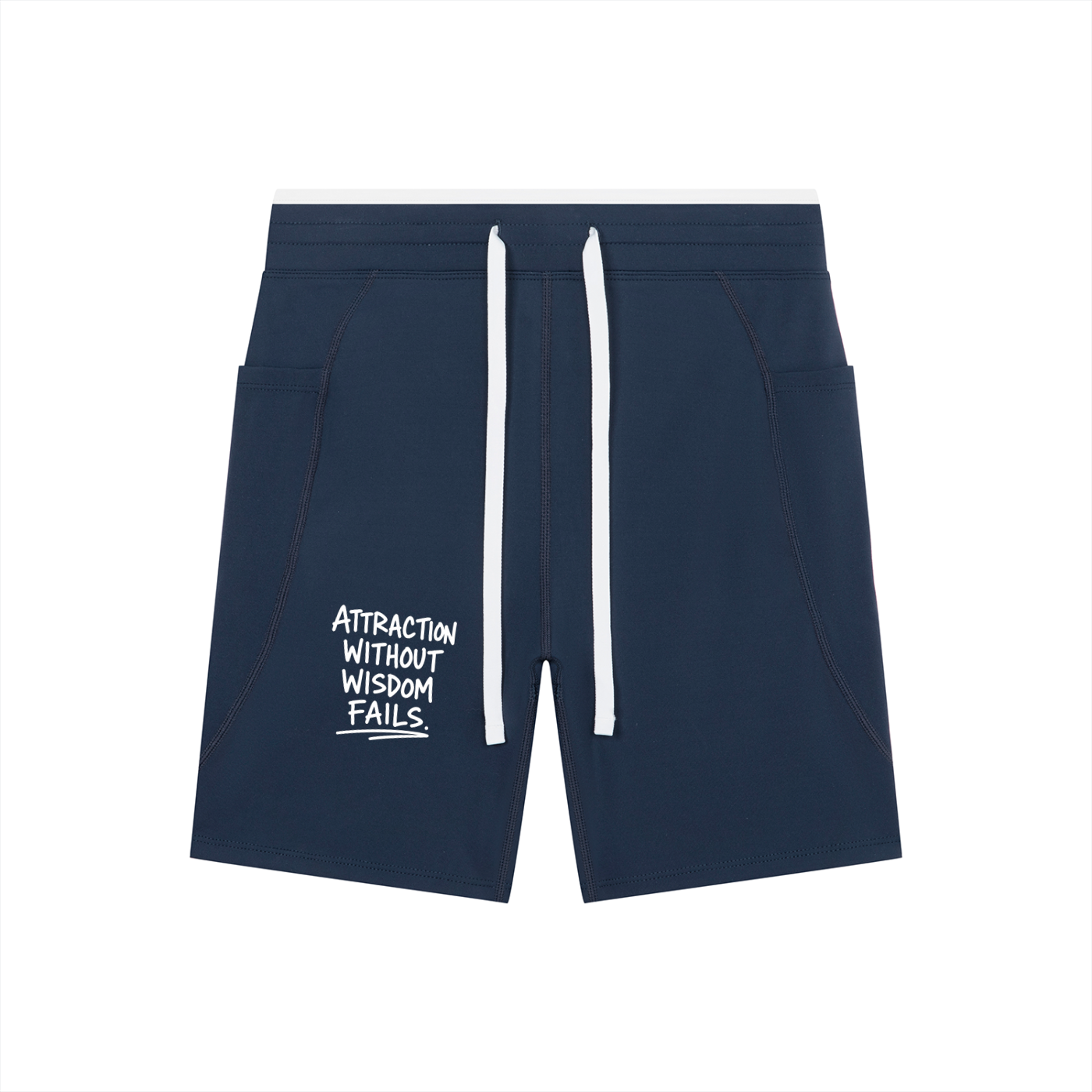 Women's High Rise Color Block Yoga Shorts