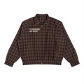 Unisex Plaid Full-Zip Track Jacket