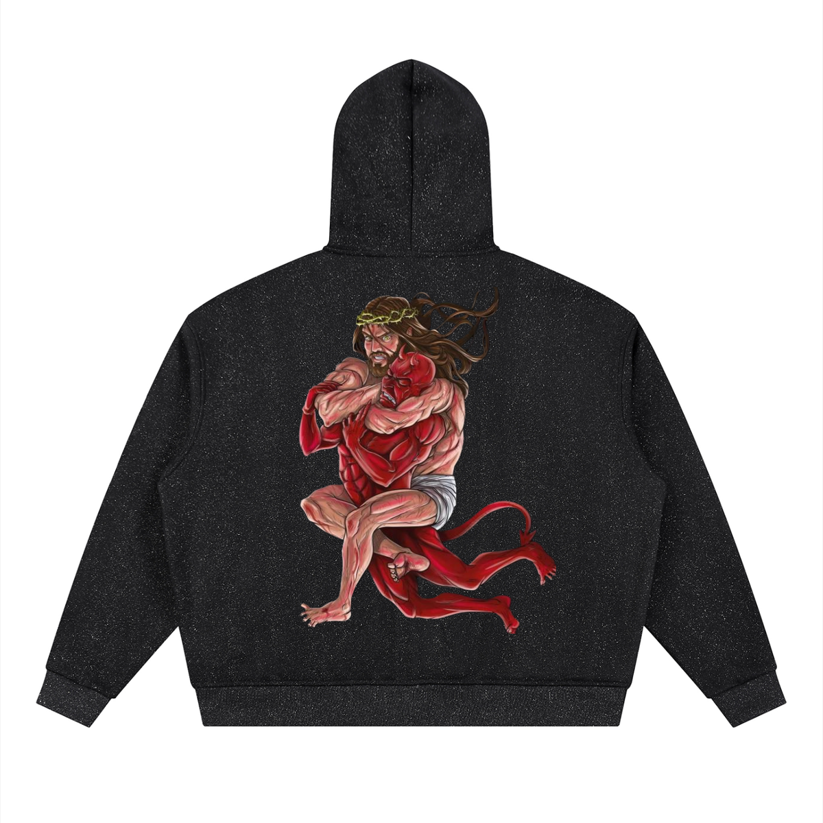 Unisex Sparkles Full Zip Boxy Hoodie