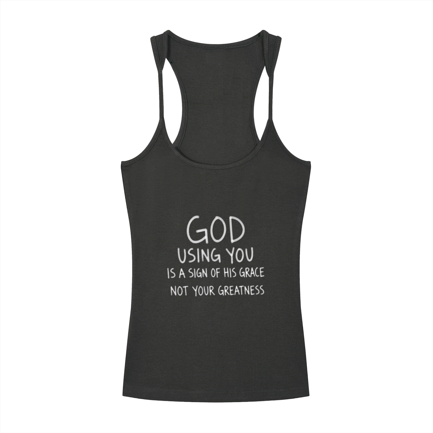 Slim Fit Ribbed Racerback Tank Top