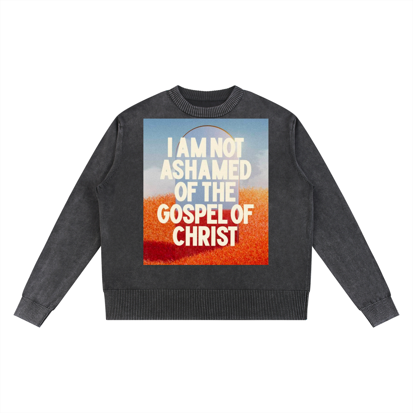 Mineral Wash Oversized Sweater