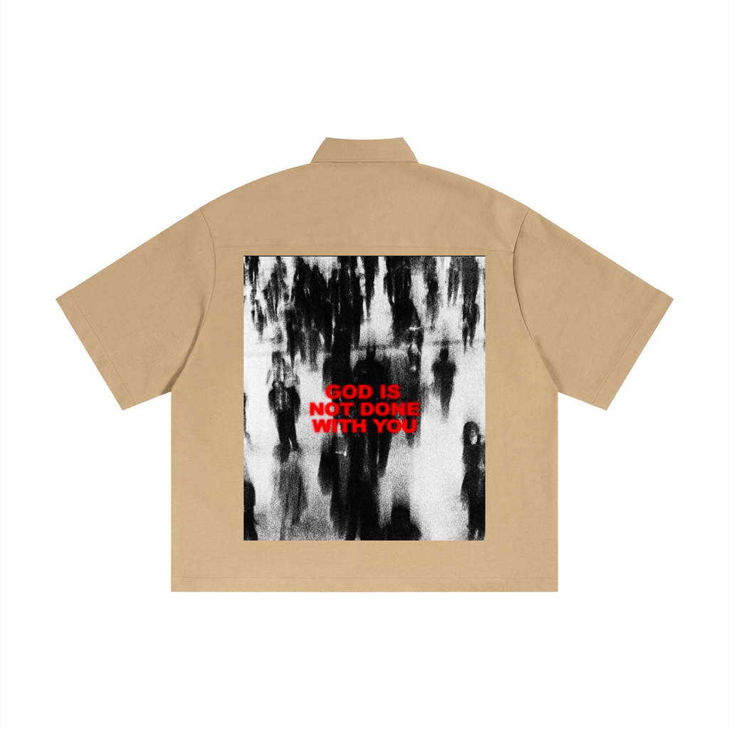 Unisex Boxy Heavyweight Short Sleeve Shirt