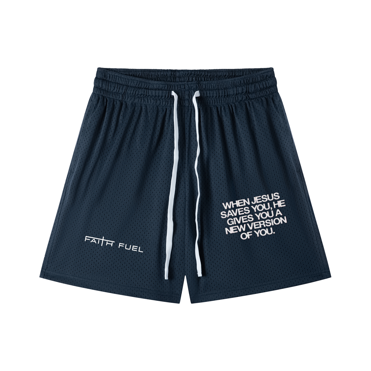 Mesh Drawstring Shorts