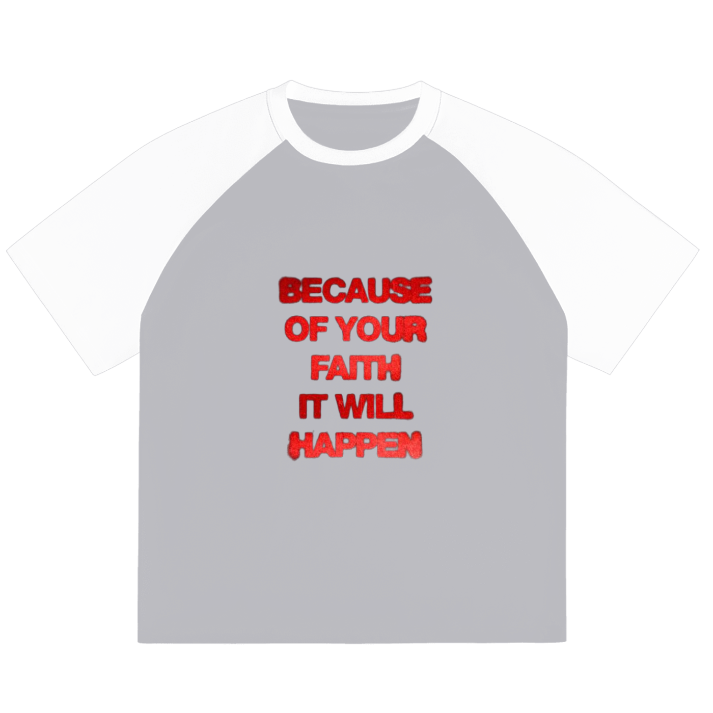 Color-Blocked Raglan Sleeve T-Shirt