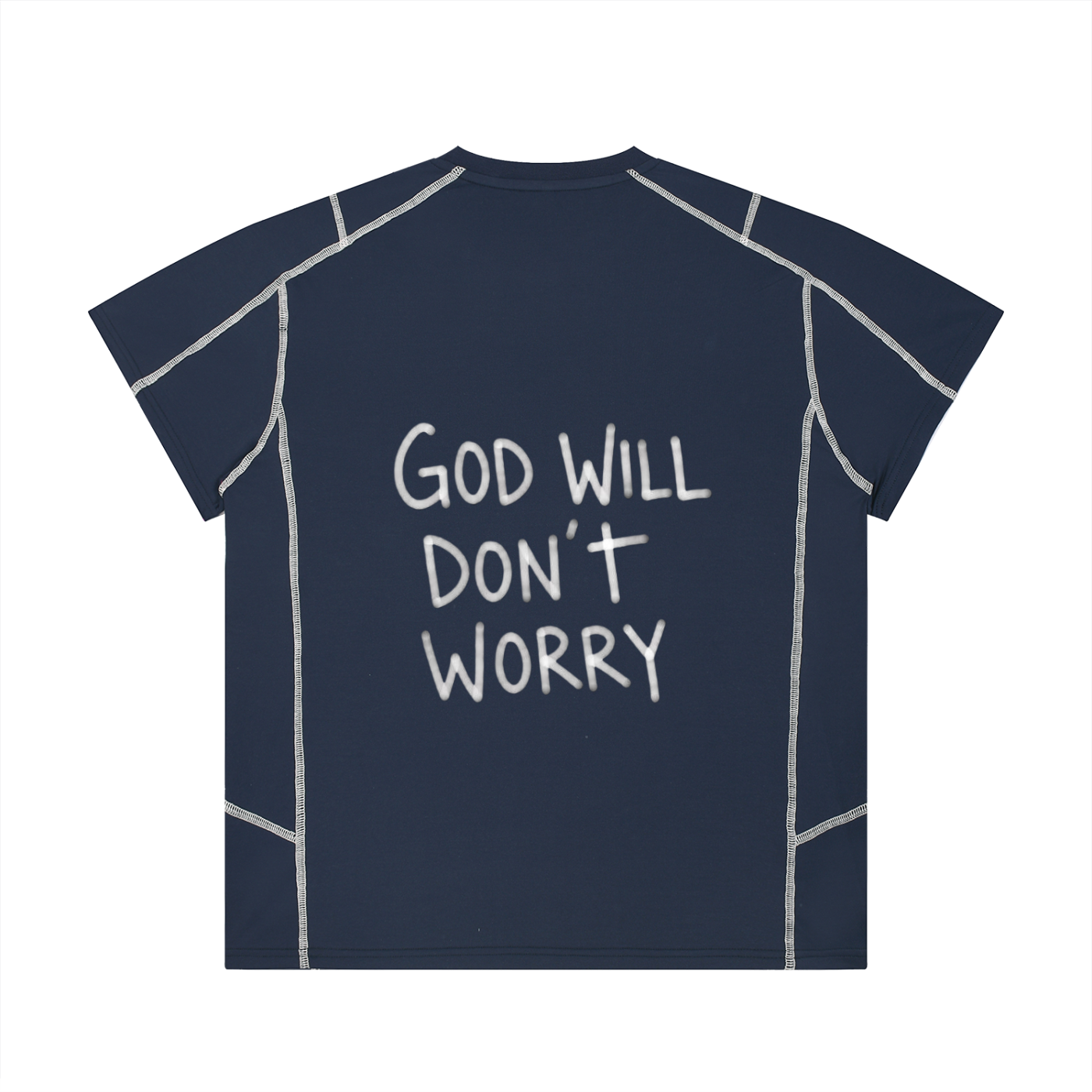 Unisex Contrast Stitch  Regular Fit T-Shirt