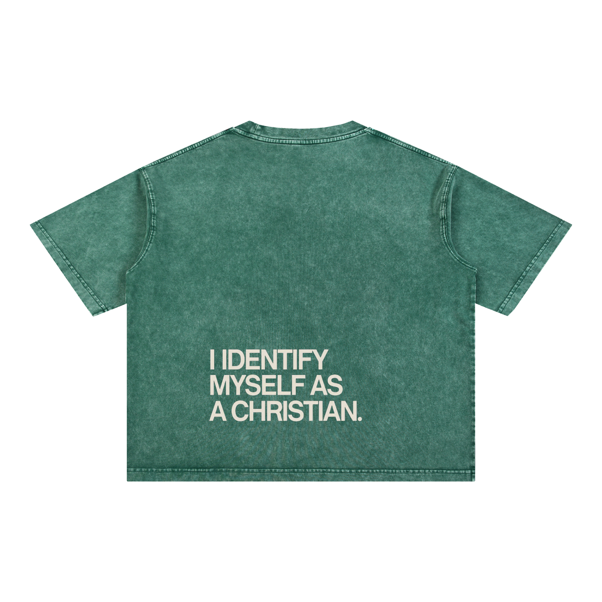 Mineral Wash Boxy Cotton T-Shirt