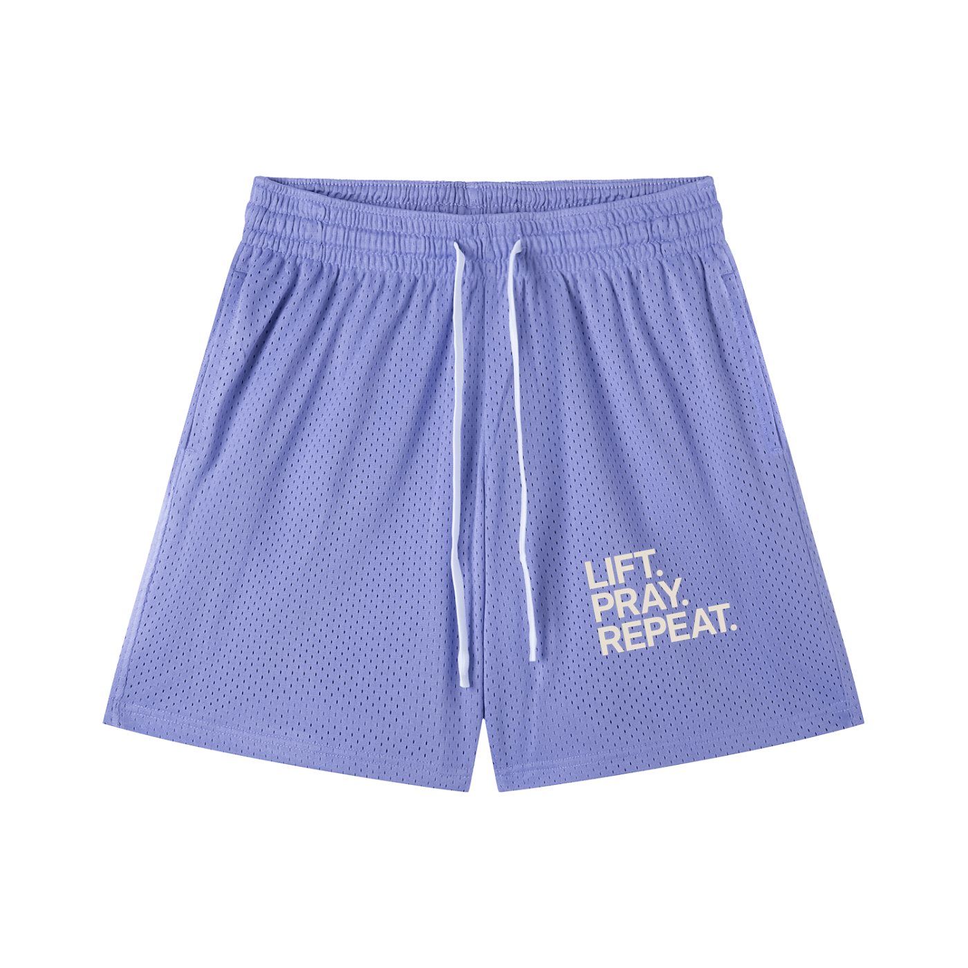 Mesh Drawstring Shorts