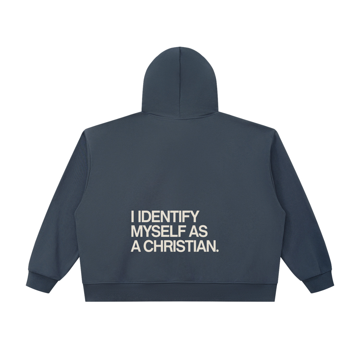 Unisex Oversized Chunky-Zip Boxy Hoodie