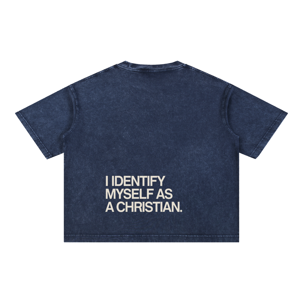 Mineral Wash Boxy Cotton T-Shirt