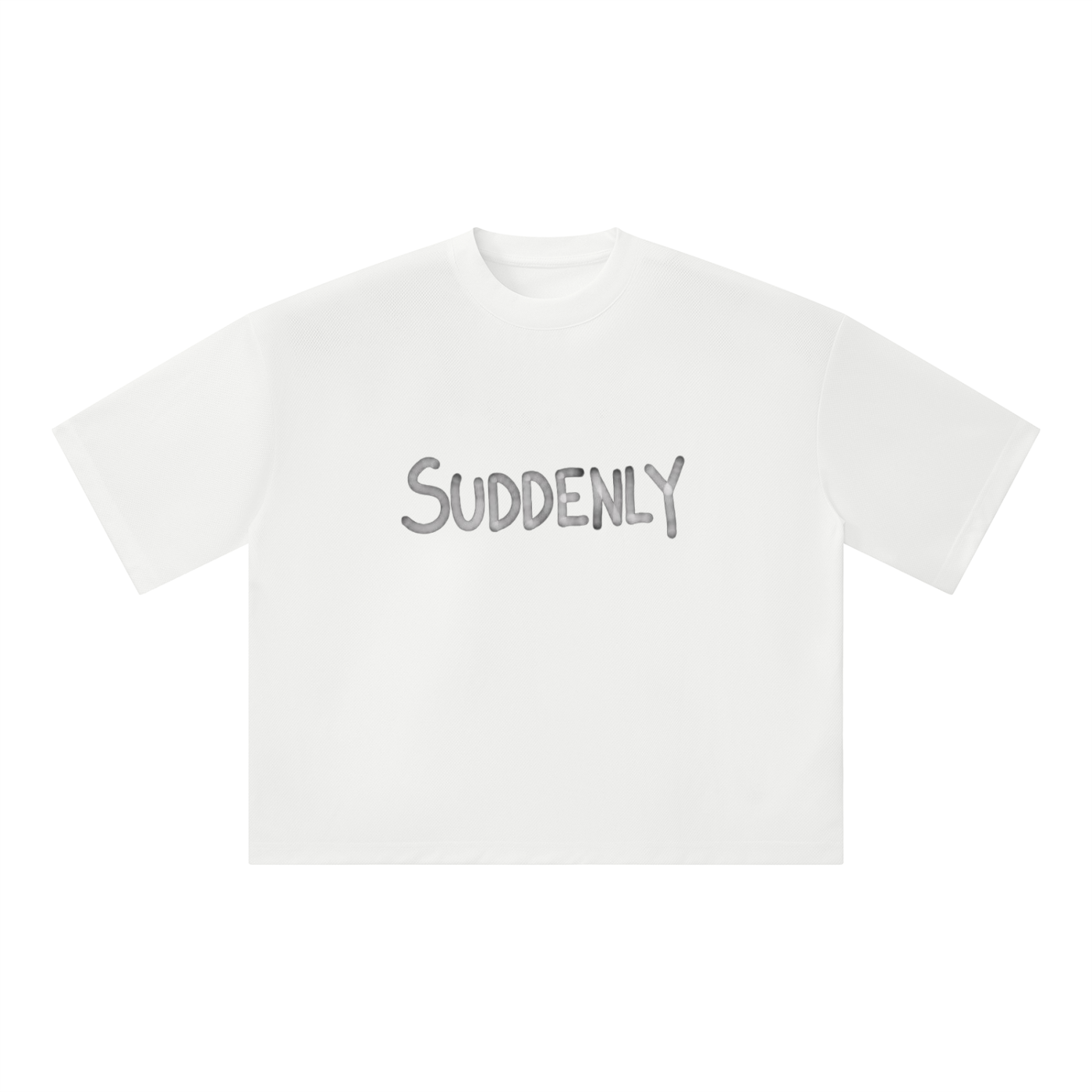 Unisex Boxy Mesh Crewneck T-Shirt