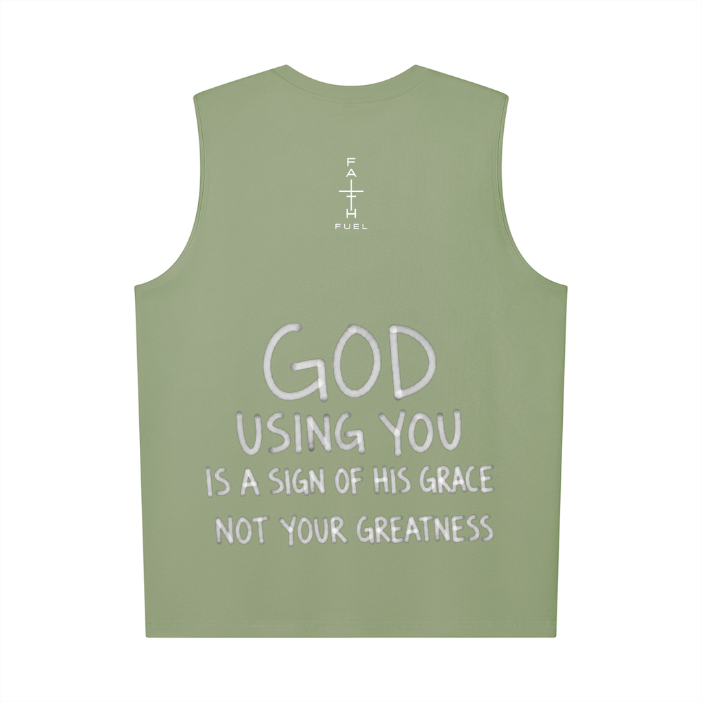 Men’s Oversized Cotton Tank Top