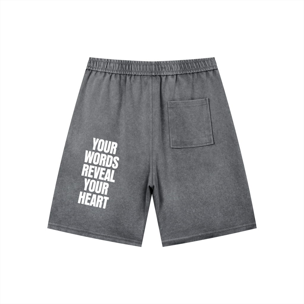 Men’s Vintage Wash Drawstring Shorts