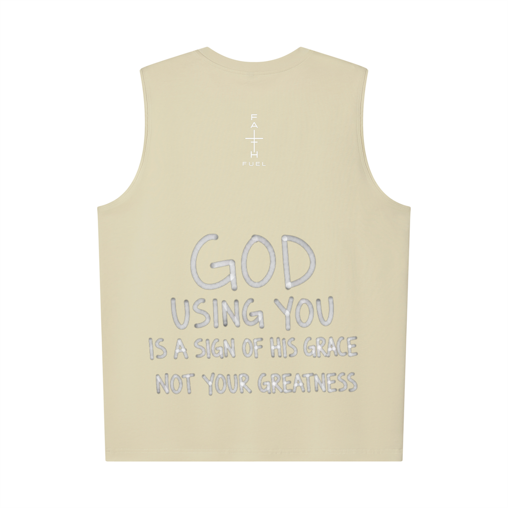 Men’s Oversized Cotton Tank Top