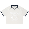 Unisex Collared Piping Boxy Soccer Jersey