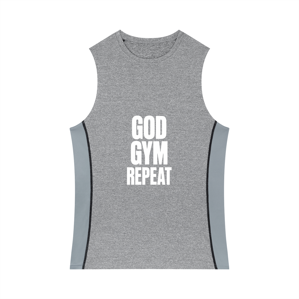 Men's Slim-Fit Topstitch Tank Top
