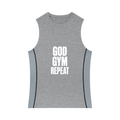 Men's Slim-Fit Topstitch Tank Top