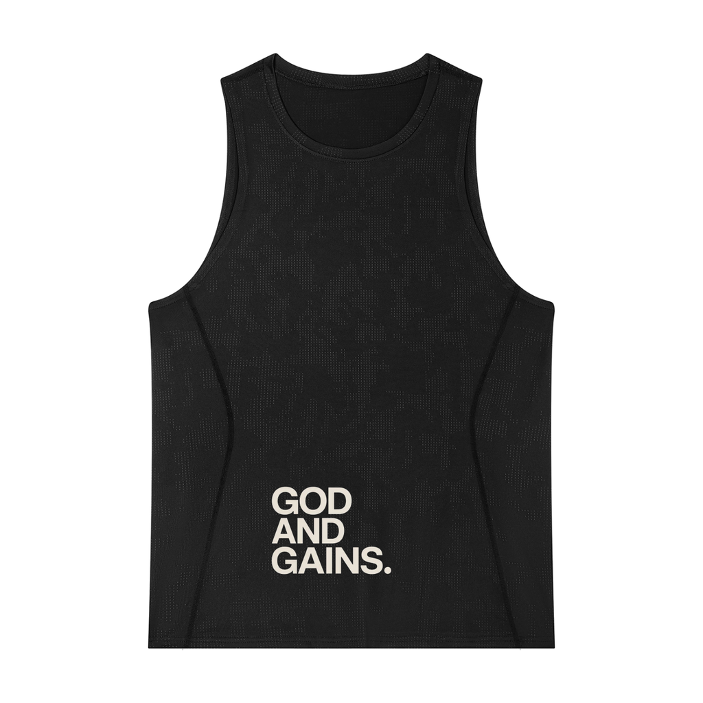 Men's Jacquard Performance Tank Top