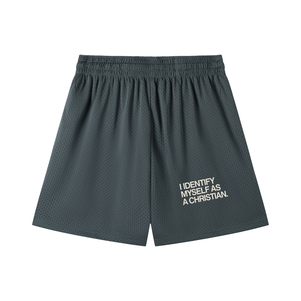 Mesh Drawstring Shorts