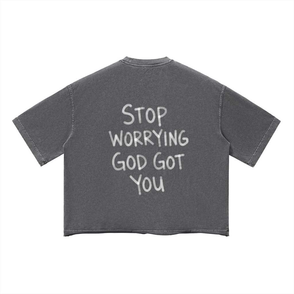 Unisex Vintage Wash Boxy T-Shirt