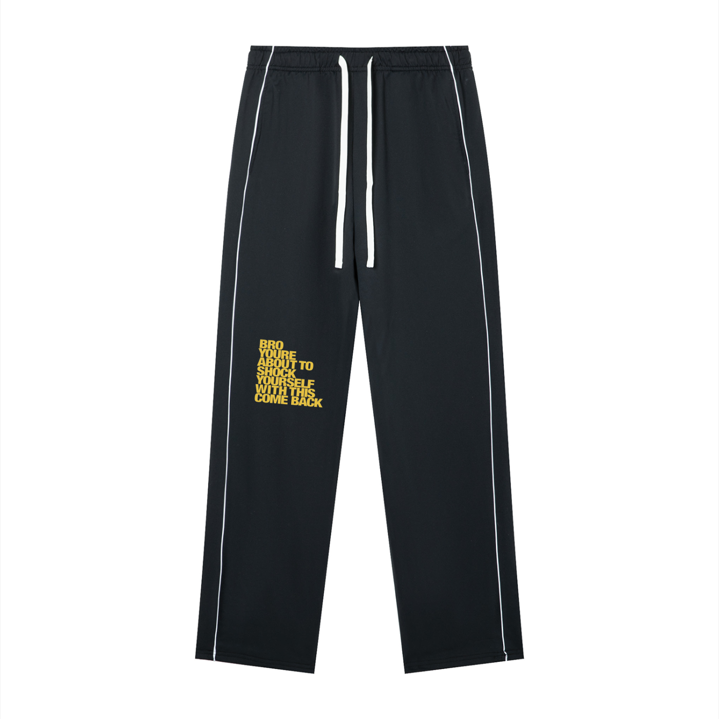 Men’s Piping Straight Leg Sweatpants