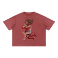 Mineral Wash Boxy Cotton T-Shirt