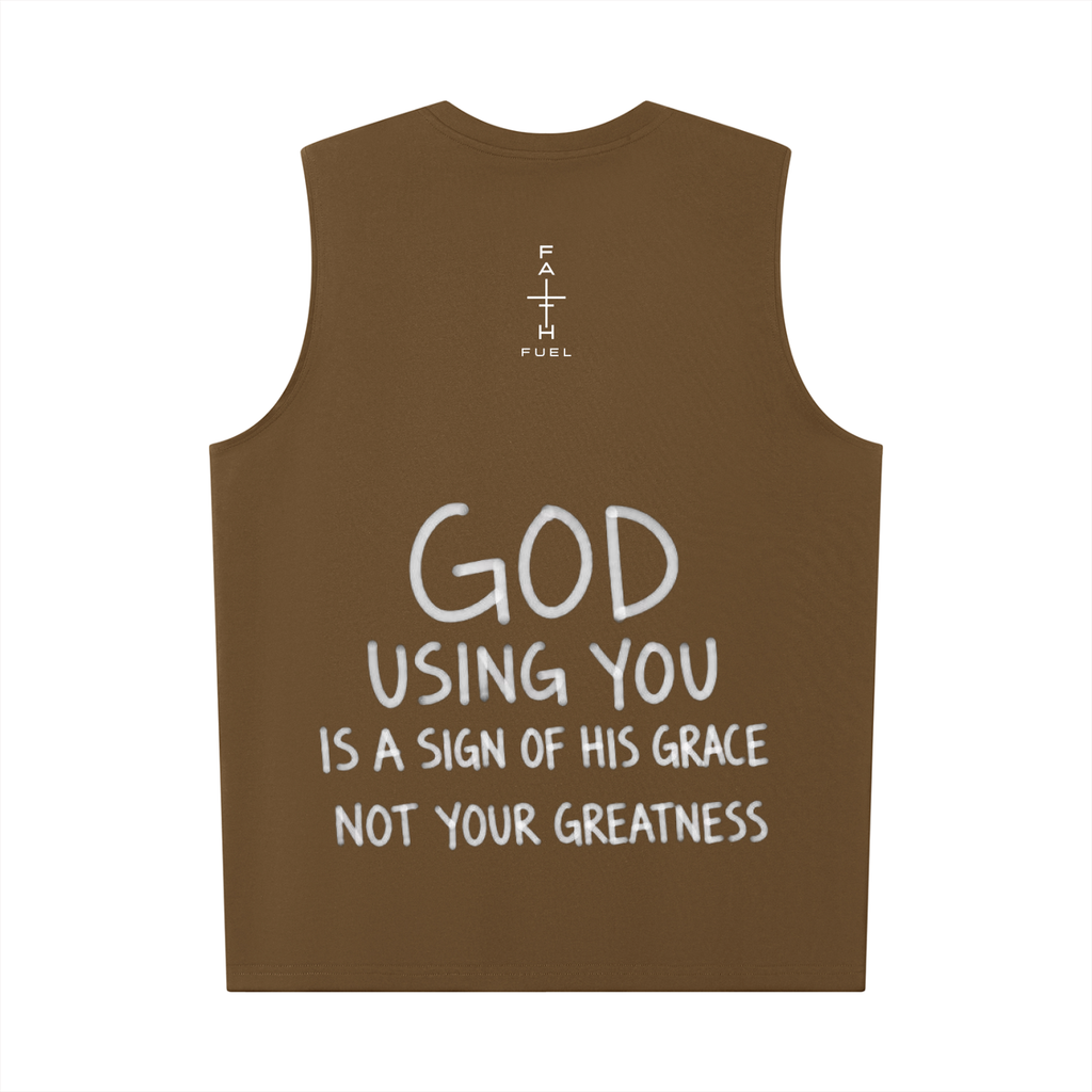 Men’s Oversized Cotton Tank Top