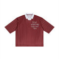 Unisex Pinstripe Collared Soccer Jersey