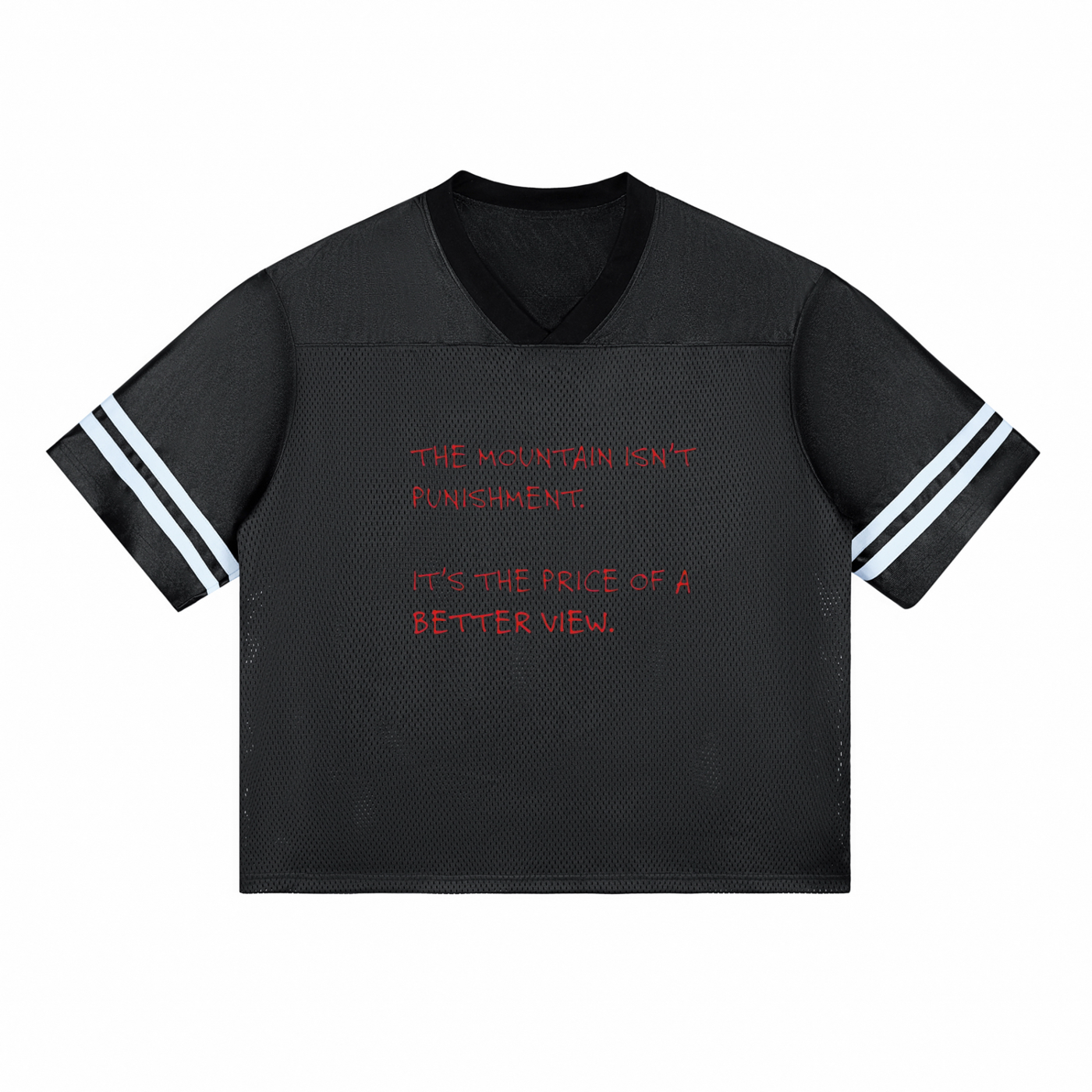 Taped Mesh T-Shirt