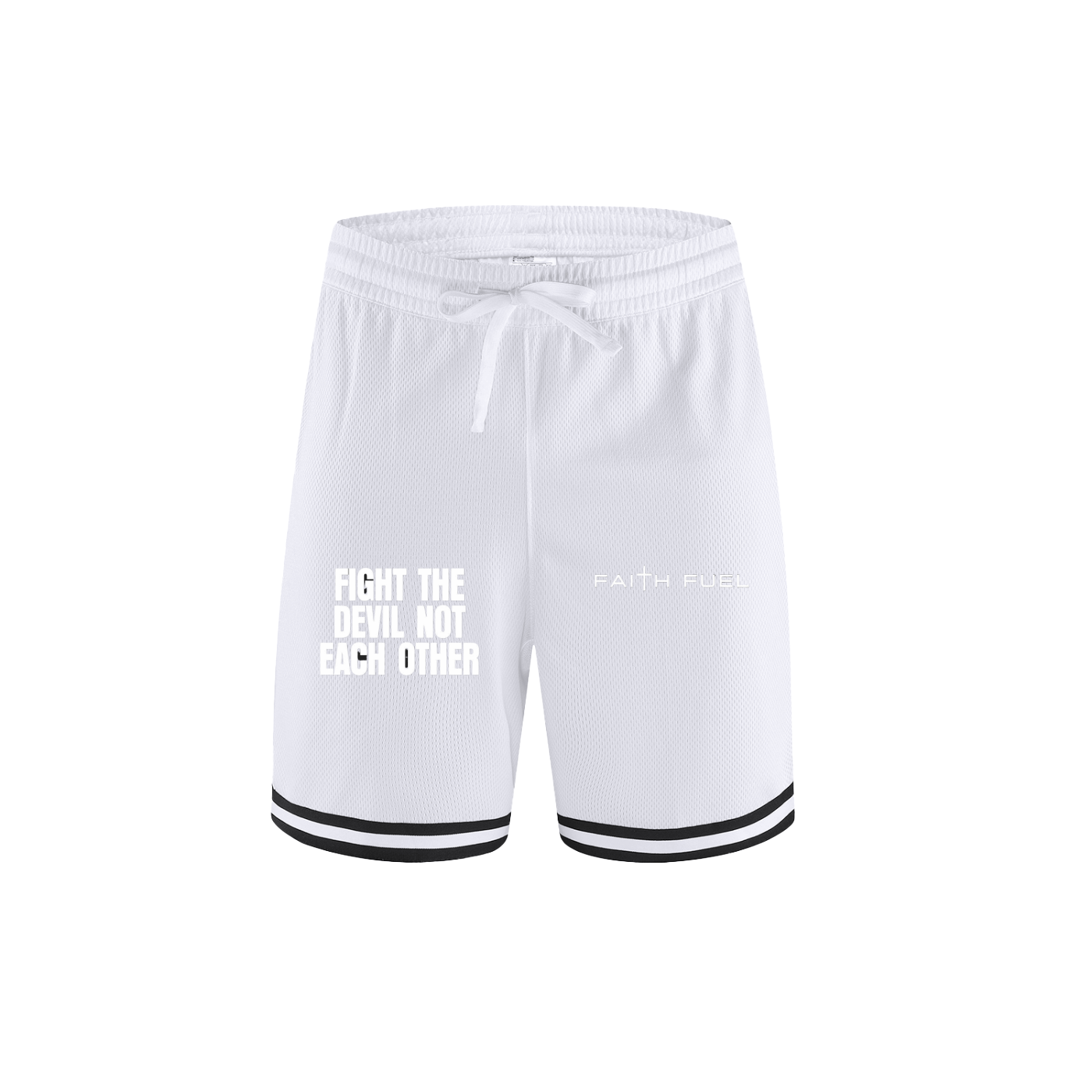 Classic Stripe Trim Basketball Shorts