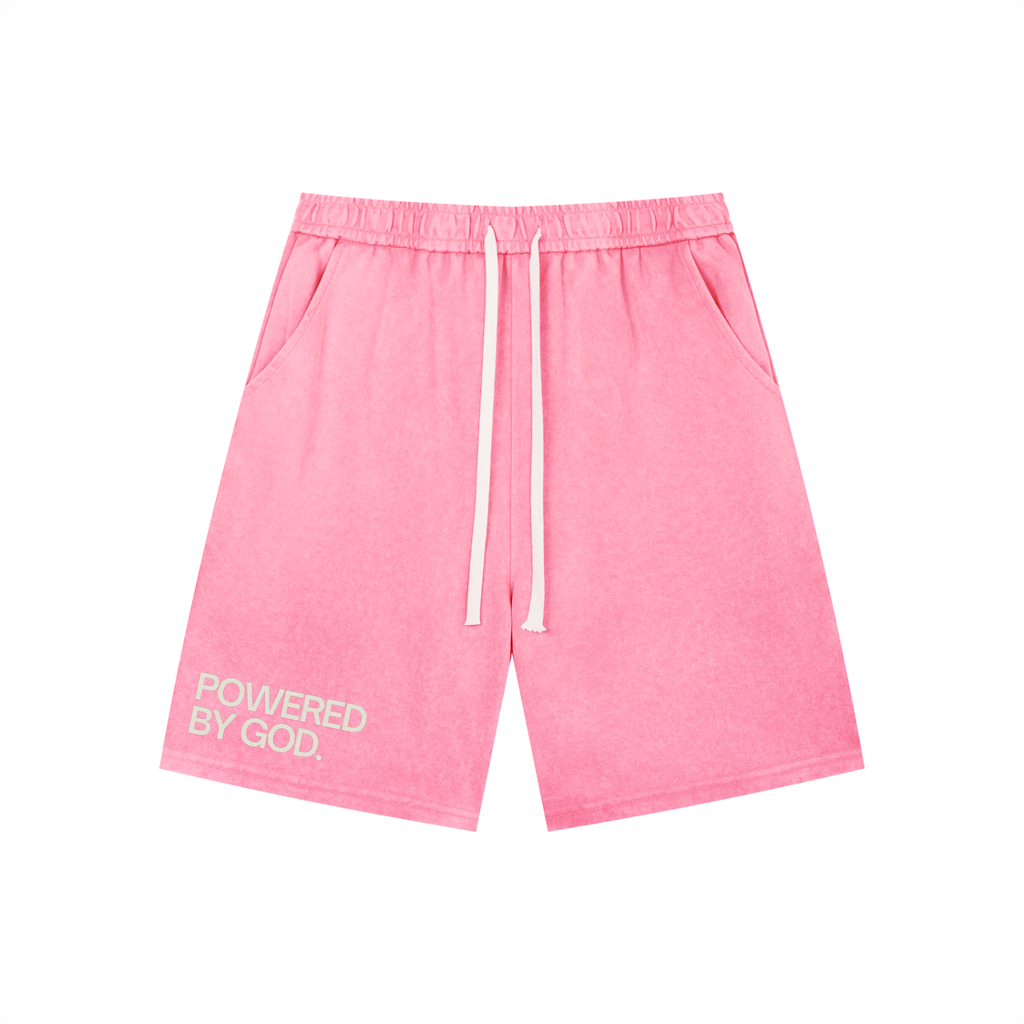 Men’s Vintage Wash Drawstring Shorts