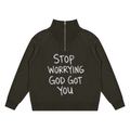 Unisex Quarter-Zip Pullover Sweatshirt
