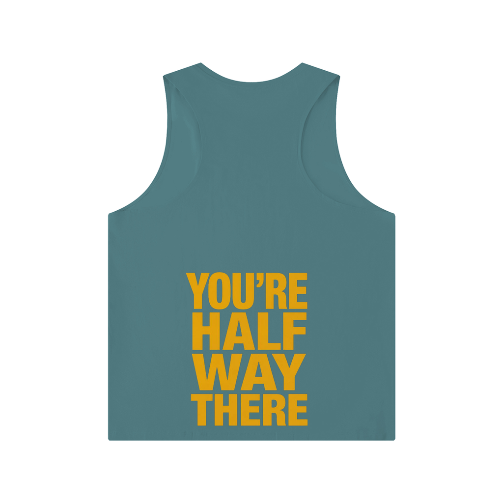 Men's Solid Color Crewneck Tank Top