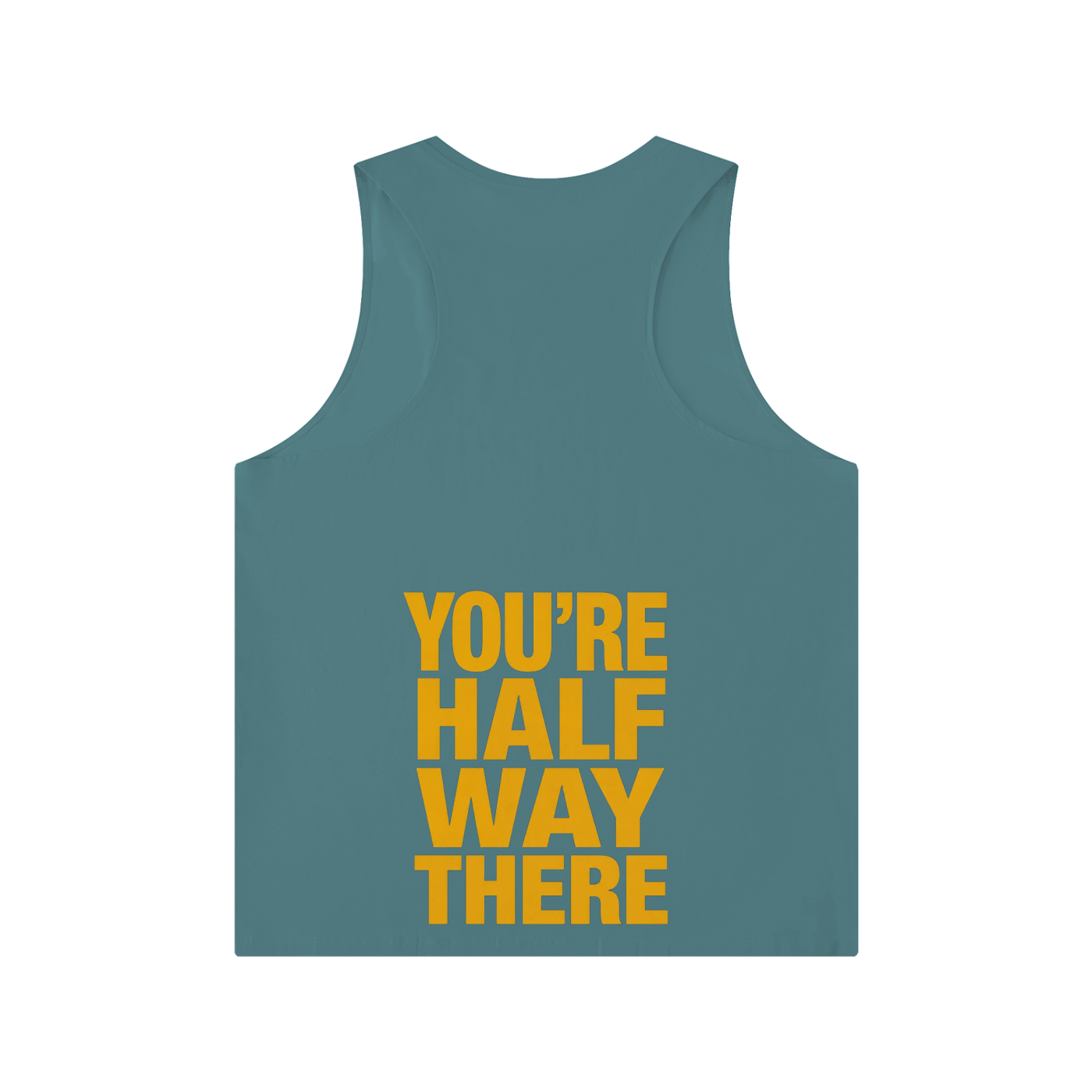 Men's Solid Color Crewneck Tank Top