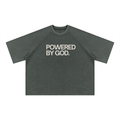 Unisex Mineral Wash Boxy Waffle T-Shirt