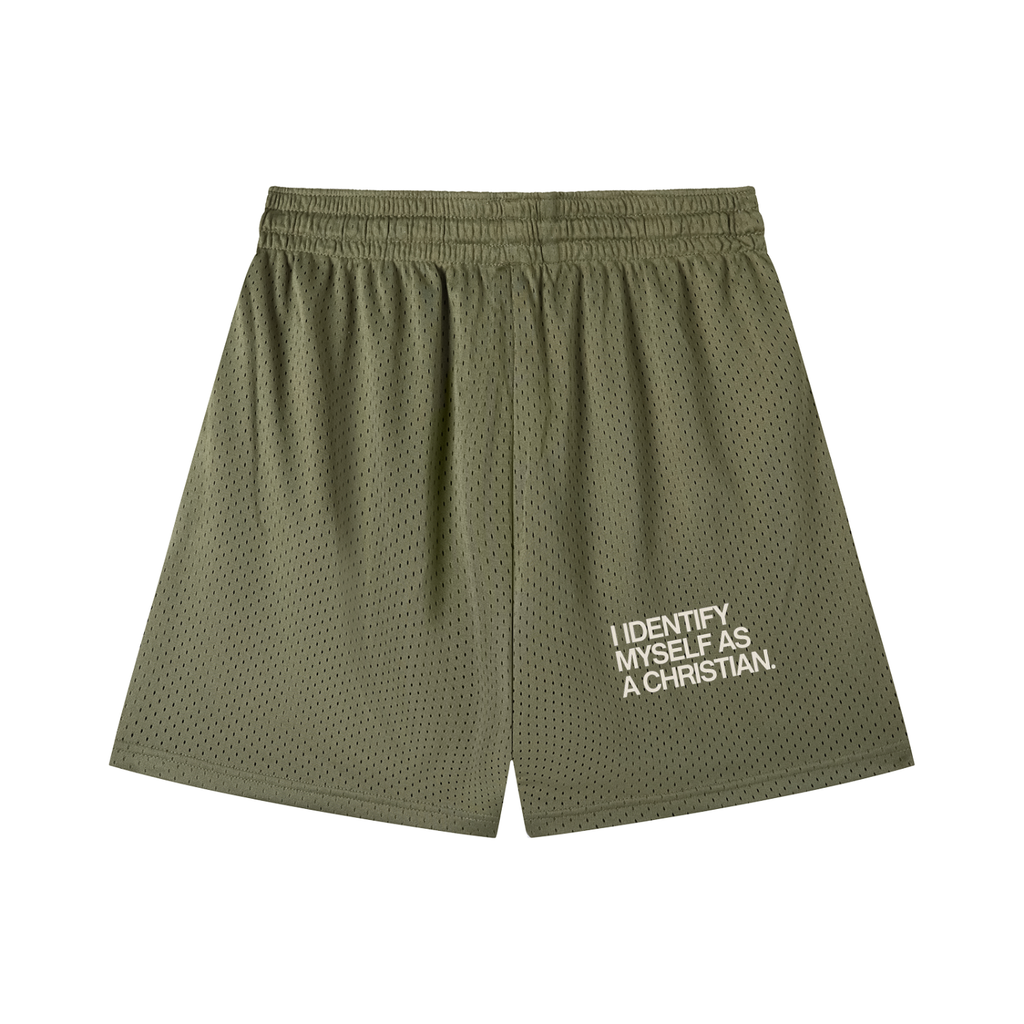 Mesh Drawstring Shorts