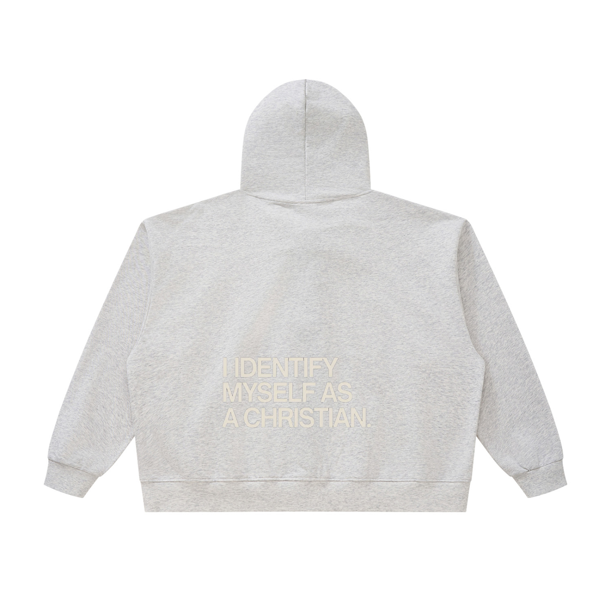 Unisex Oversized Chunky-Zip Boxy Hoodie