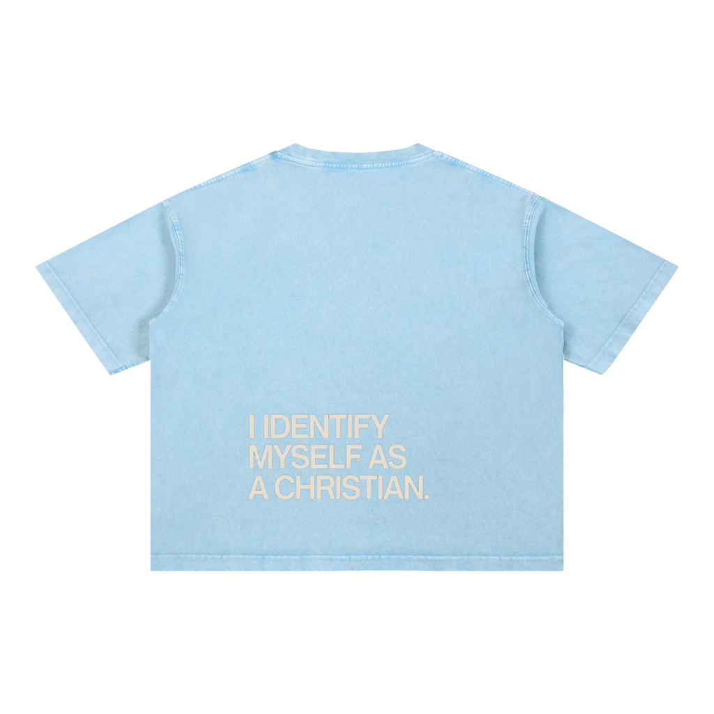 Mineral Wash Boxy Cotton T-Shirt