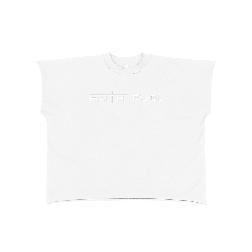 Raw Edge Boxy Non-Shrink T-Shirt