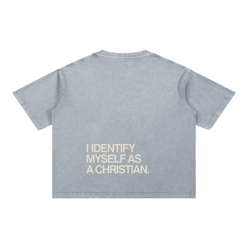 Mineral Wash Boxy Cotton T-Shirt