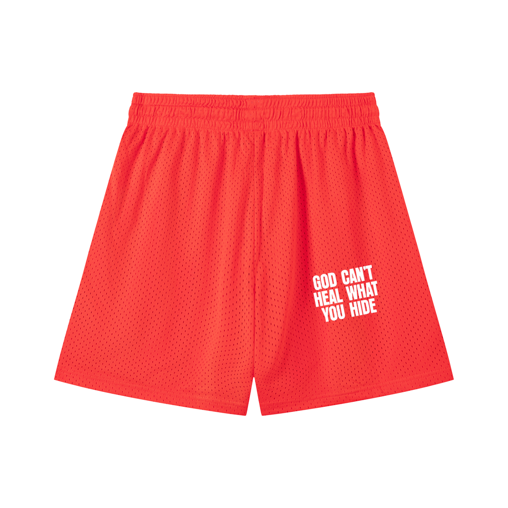 Mesh Drawstring Shorts
