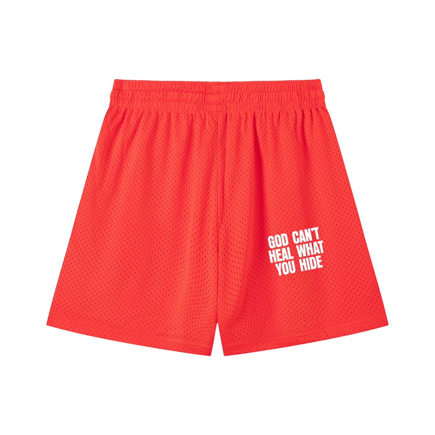 Mesh Drawstring Shorts